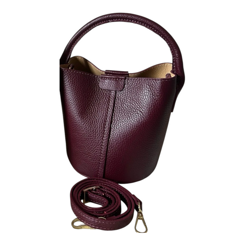 Geanta bucket Joy din piele naturală