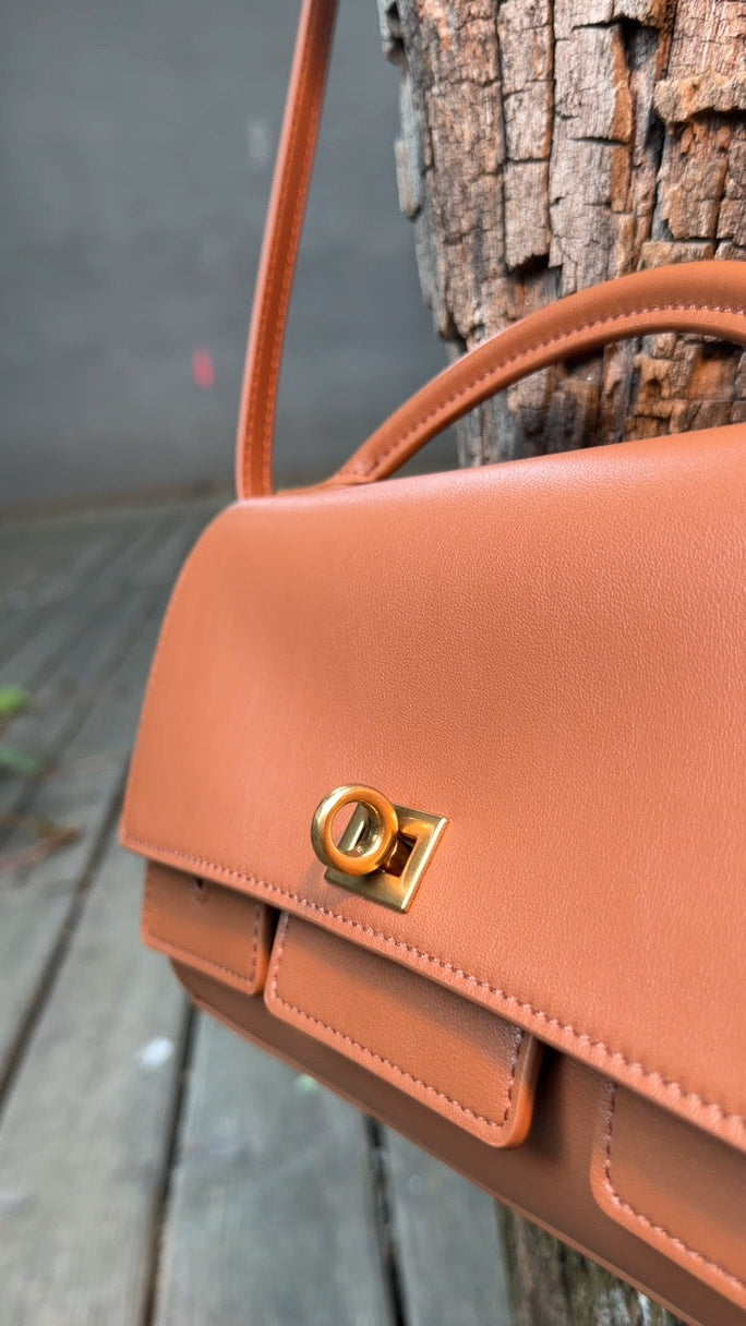 Geanta clutch Eve din piele naturală
