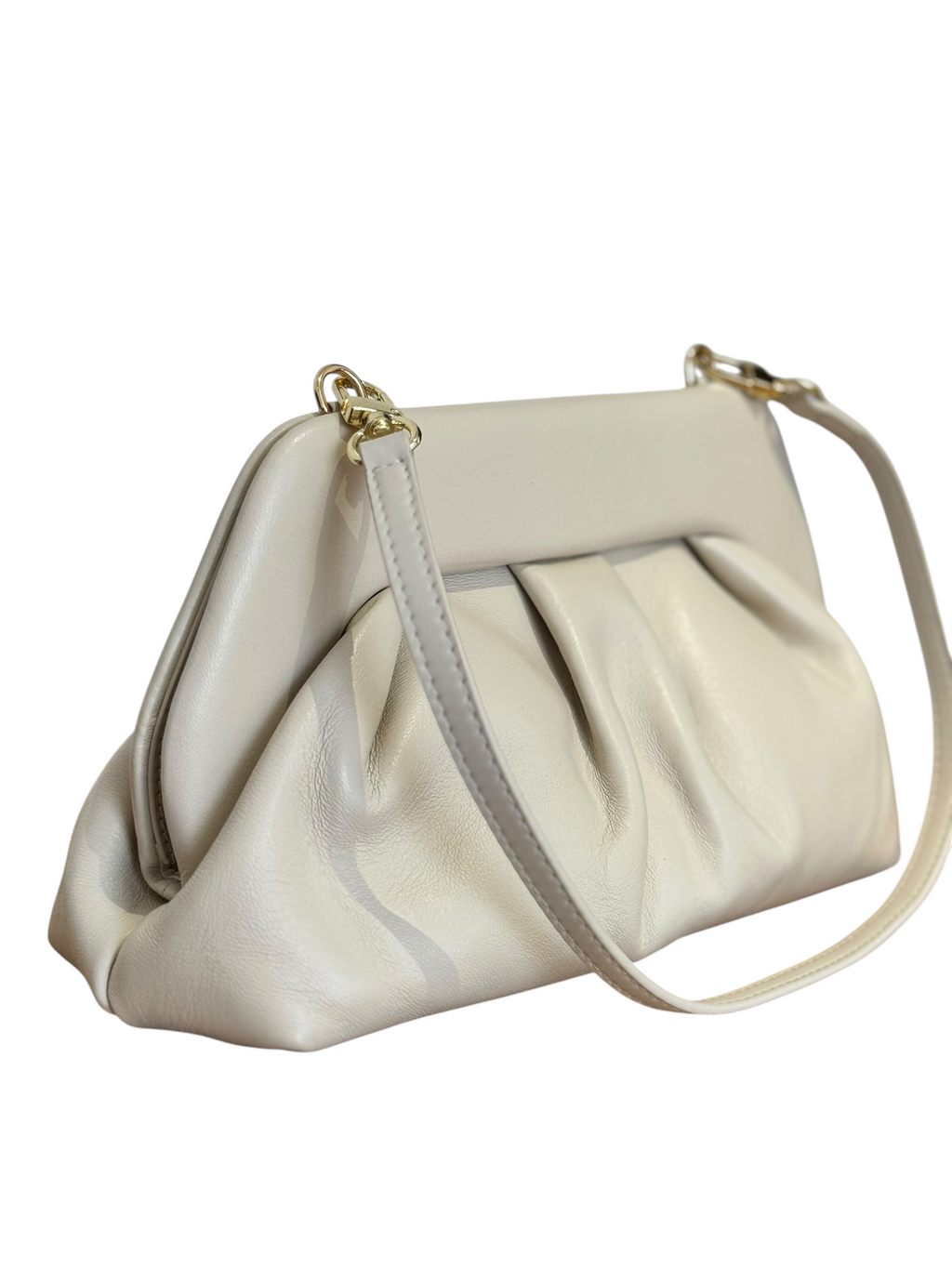Geanta Romy clutch din piele naturală italiană