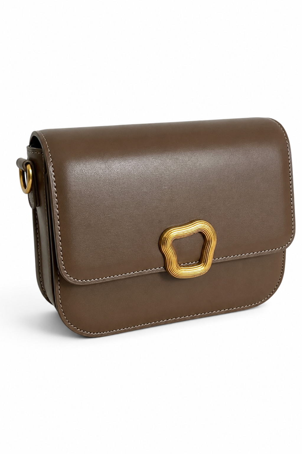 Geanta  Léa din piele naturală- crossbody compact