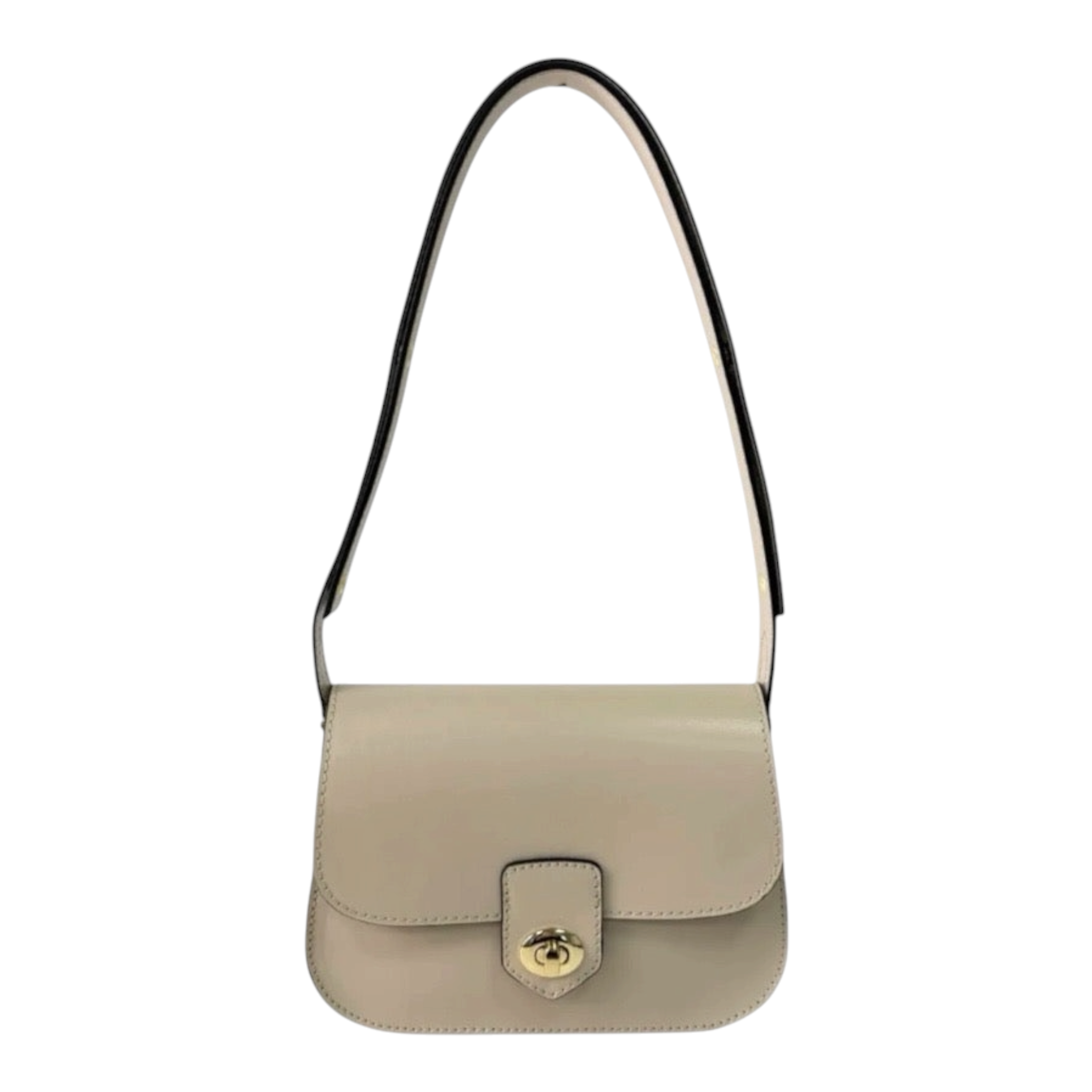 Geanta Flore din piele naturală — structured flap