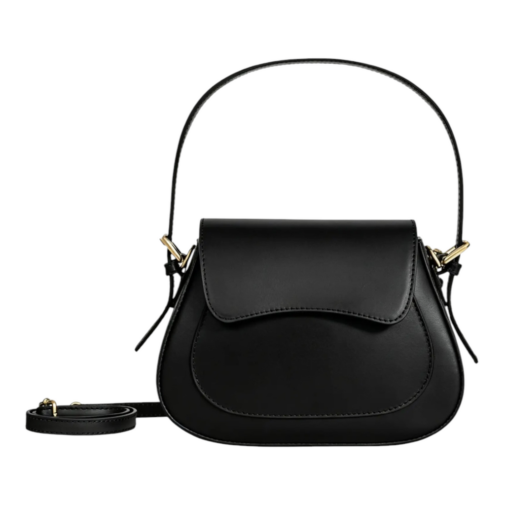 Zoe – Geantă din piele naturală cu mâner și baretă crossbody