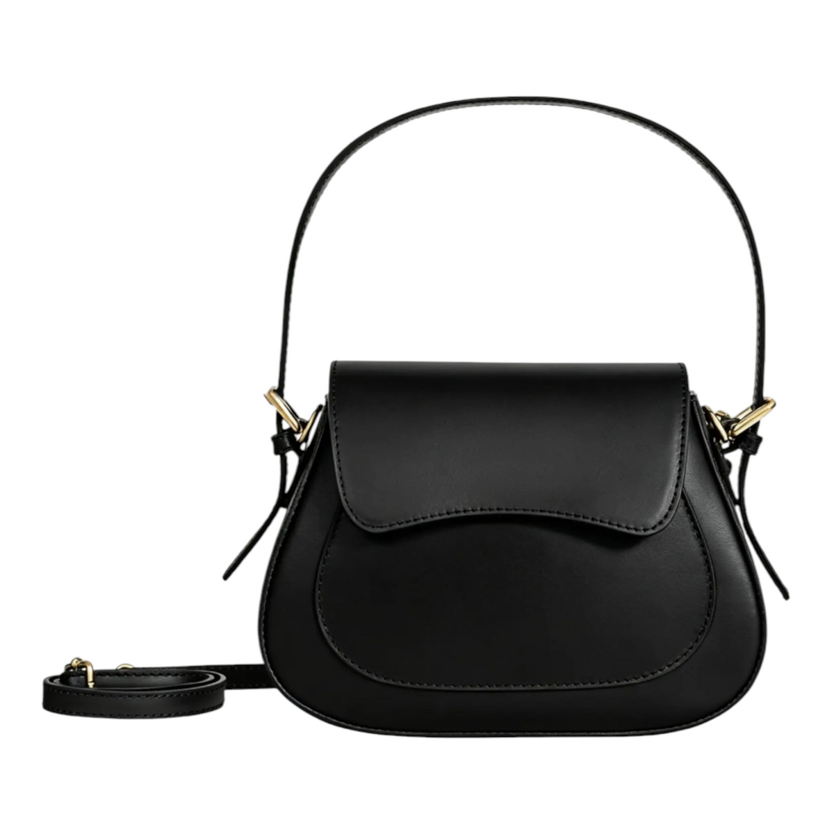 Zoe – Geantă din piele naturală cu mâner și baretă crossbody