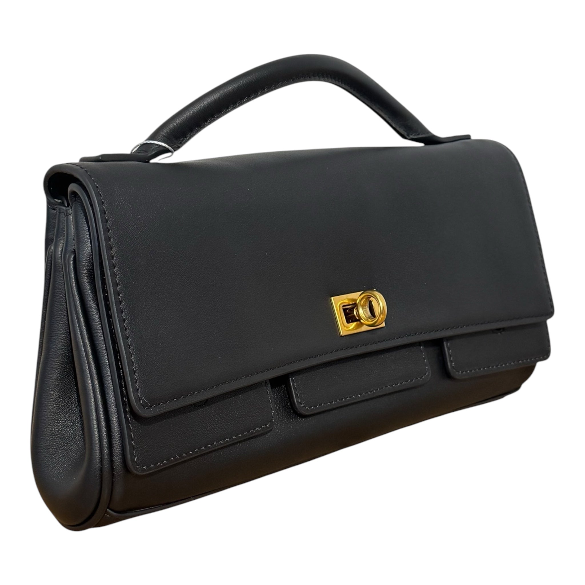 Geanta clutch Eve din piele naturală