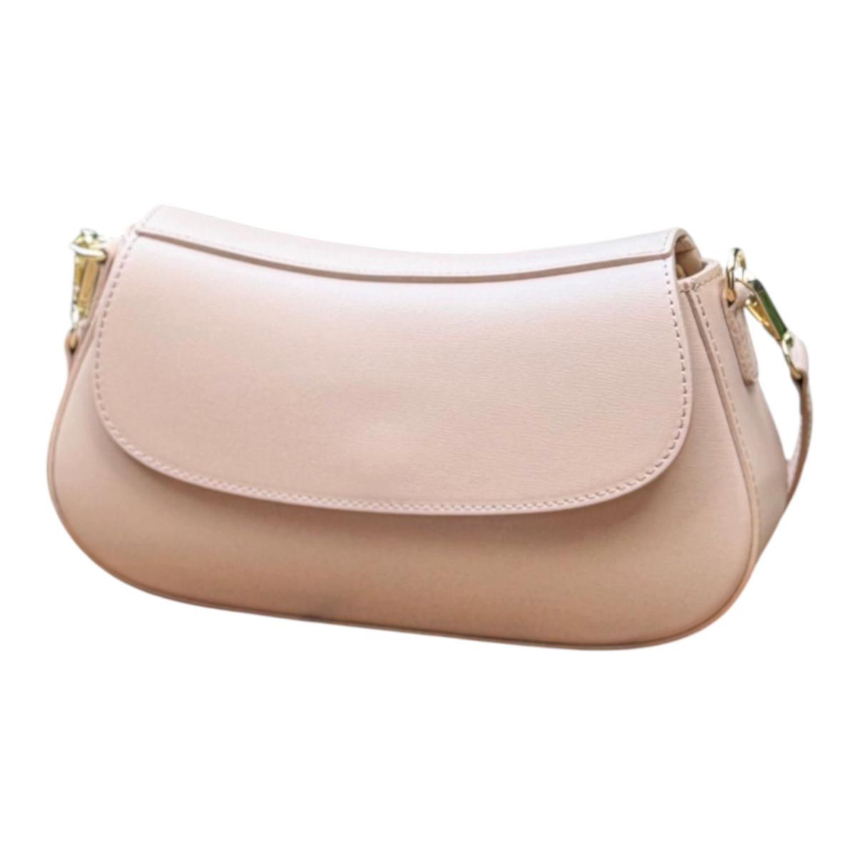 Geanta Dune din piele naturală — saddle compact