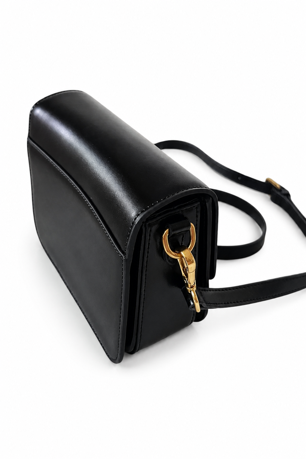 Geanta  Léa din piele naturală- crossbody compact