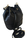 Geanta bucket Ivy din piele naturală