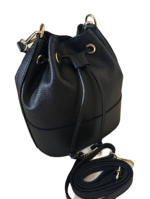 Geanta bucket Ivy din piele naturală