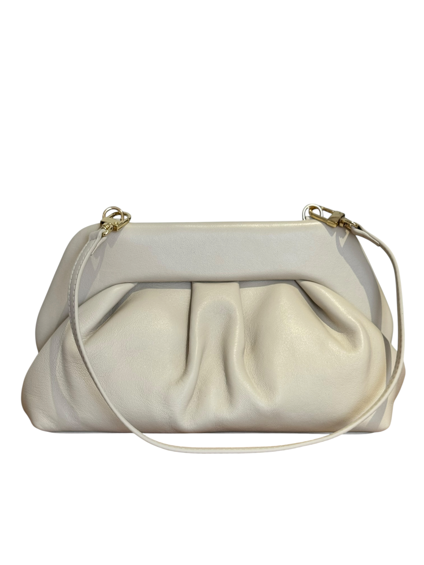 Geanta Romy clutch din piele naturală italiană
