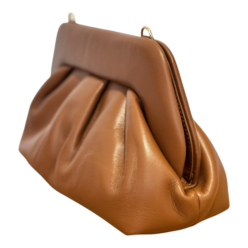 Geanta Romy clutch din piele naturală italiană
