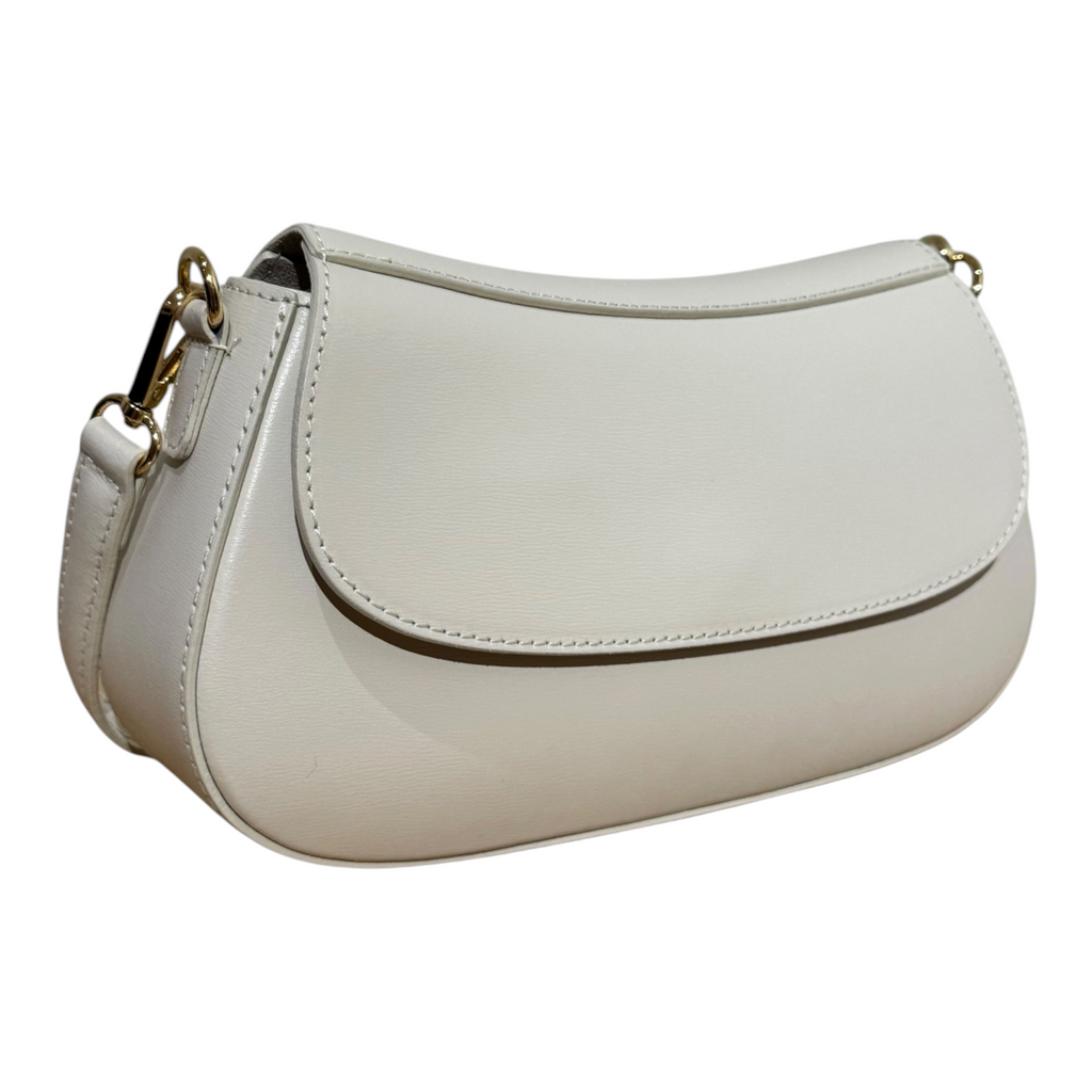 Geanta Dune din piele naturală — saddle compact