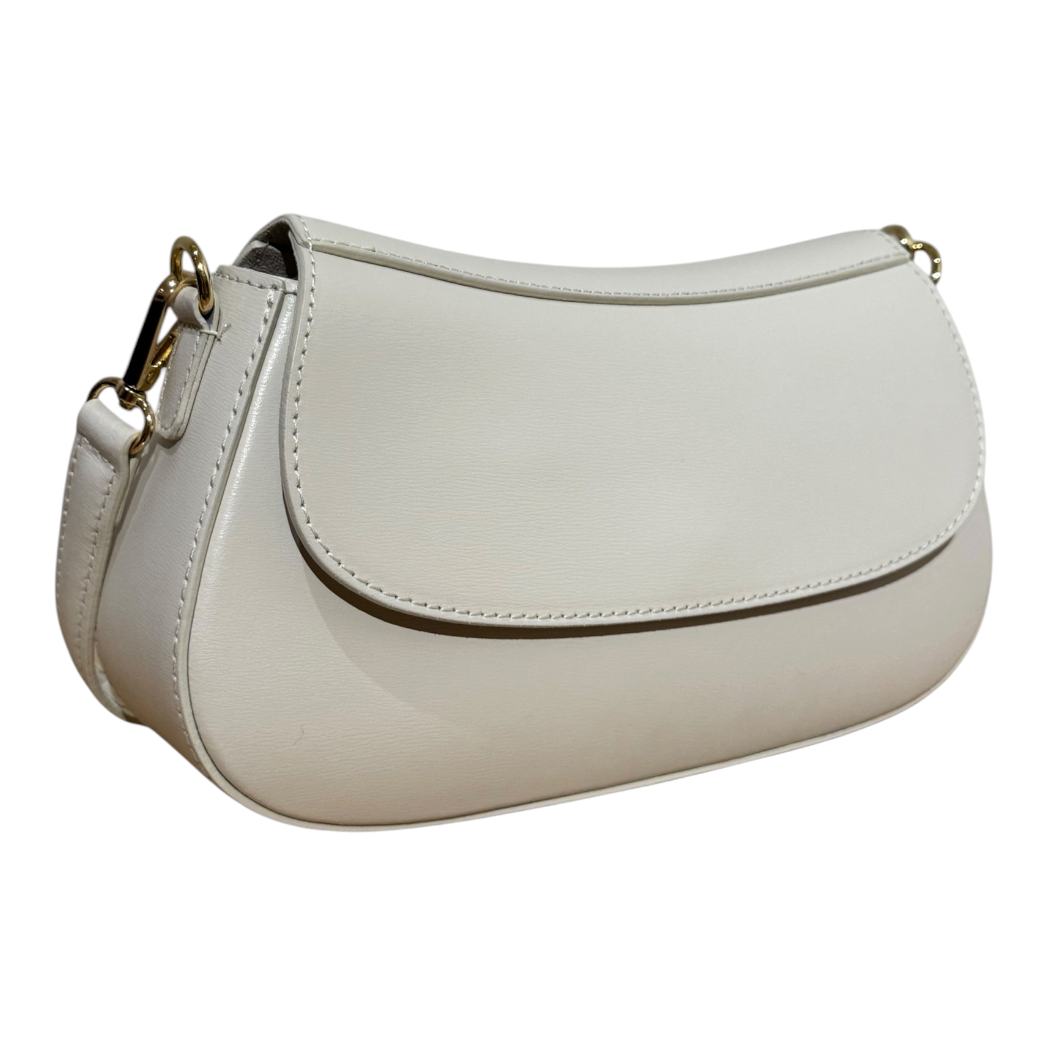 Geanta Dune din piele naturală — saddle compact