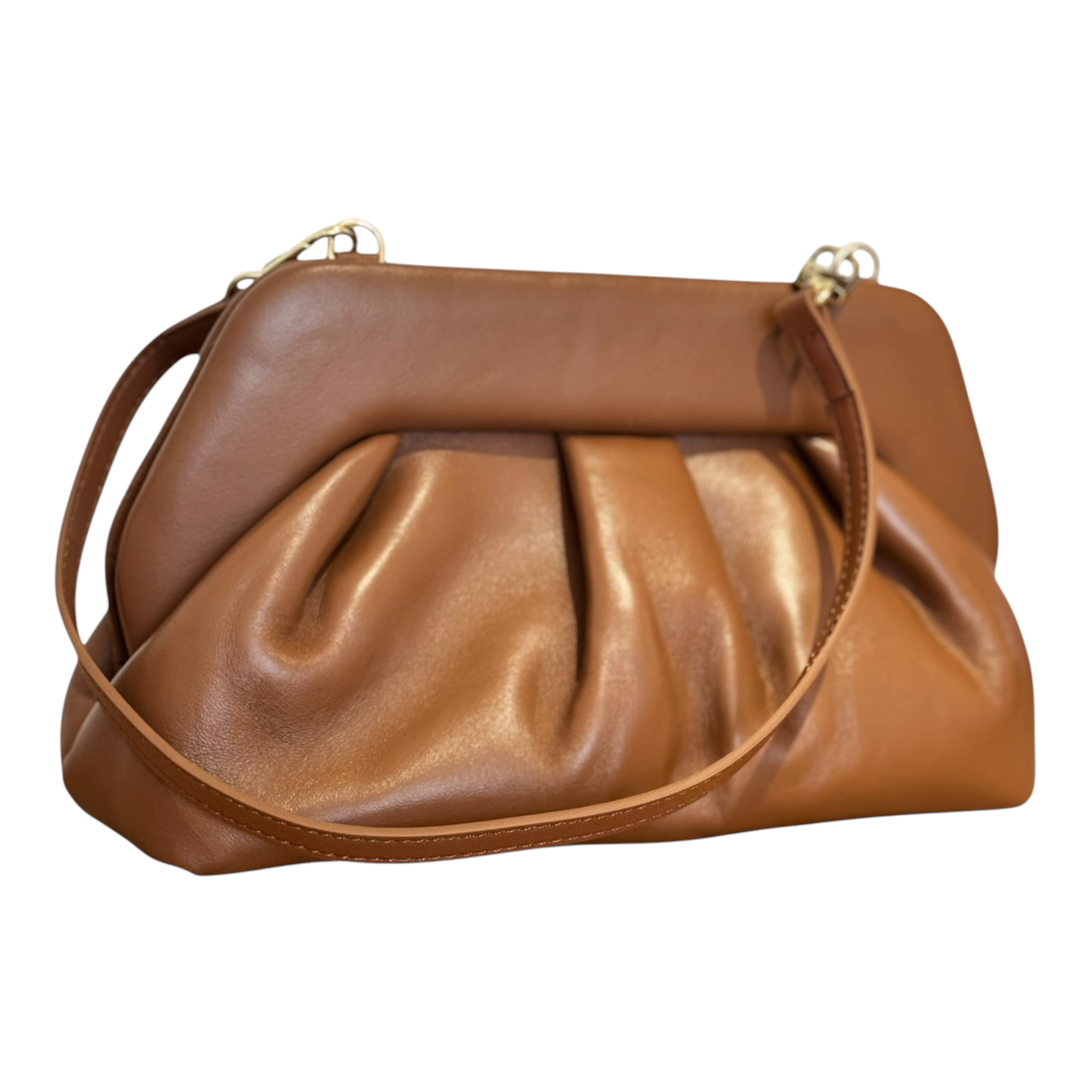 Geanta Romy clutch din piele naturală italiană