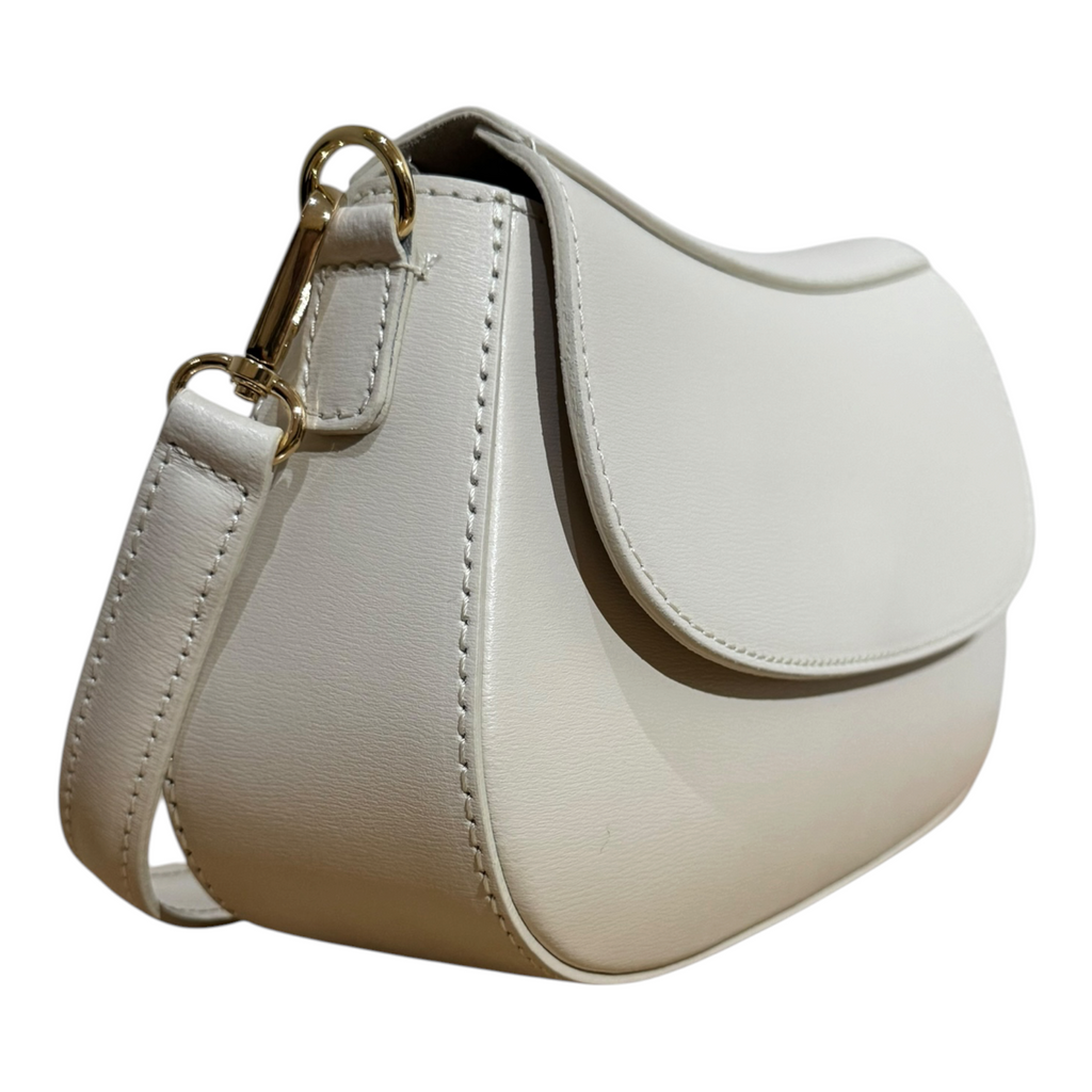 Geanta Dune din piele naturală — saddle compact
