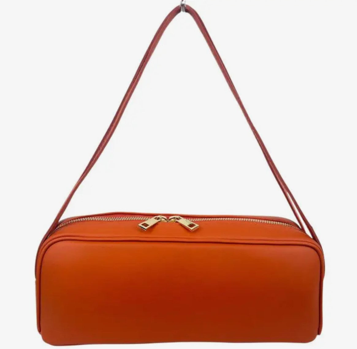 Geantă din piele naturală Anais– design alungit