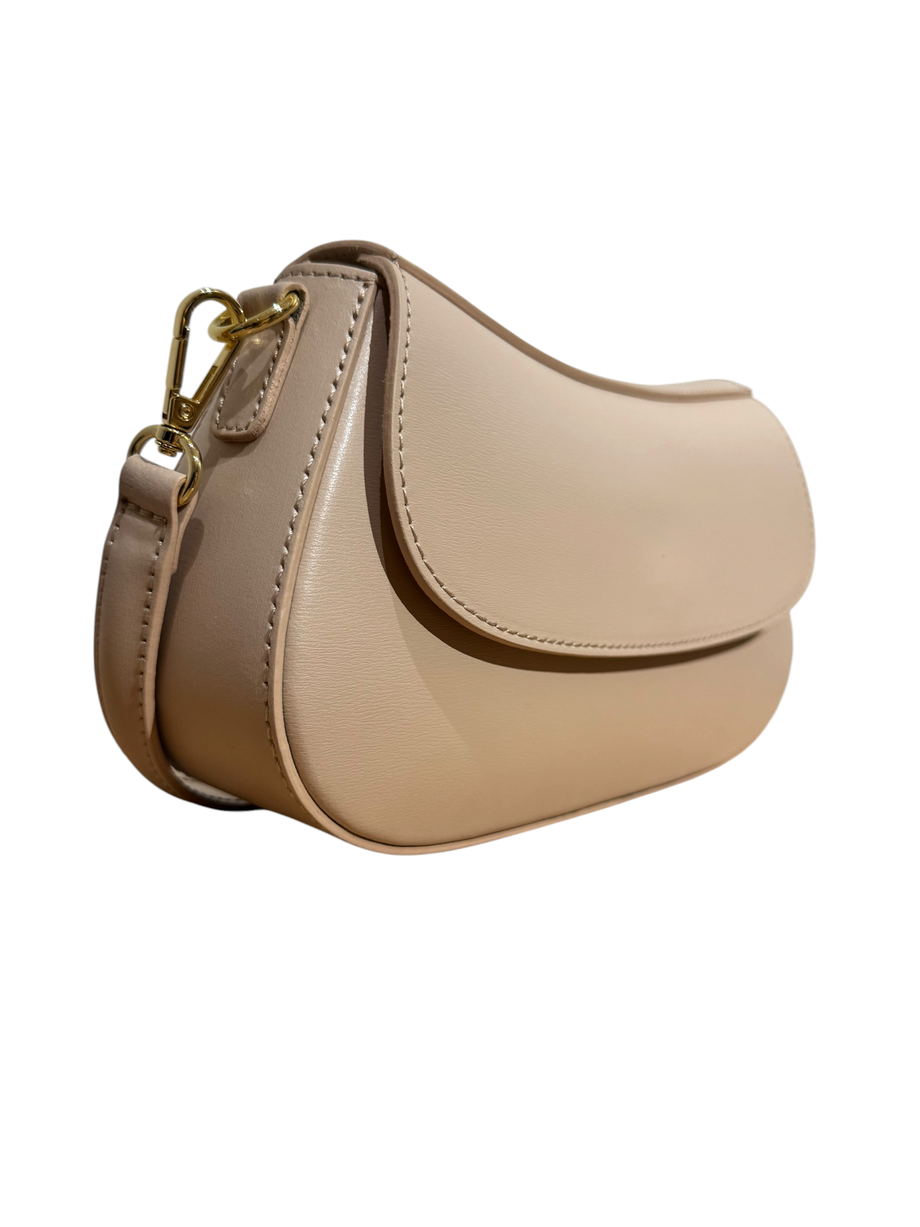 Geanta Dune din piele naturală — saddle compact