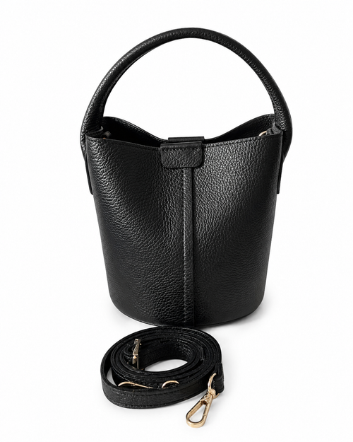 Geanta bucket Joy din piele naturală