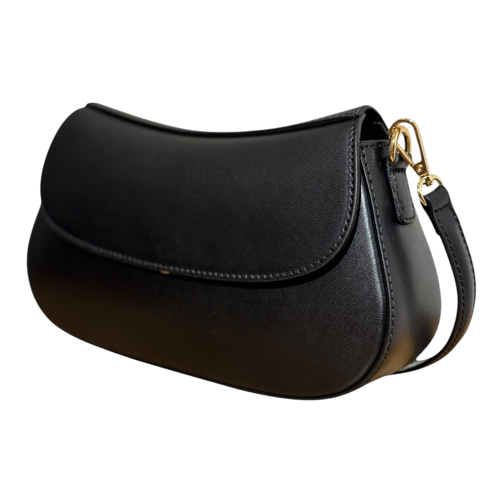 Geanta Dune din piele naturală — saddle compact