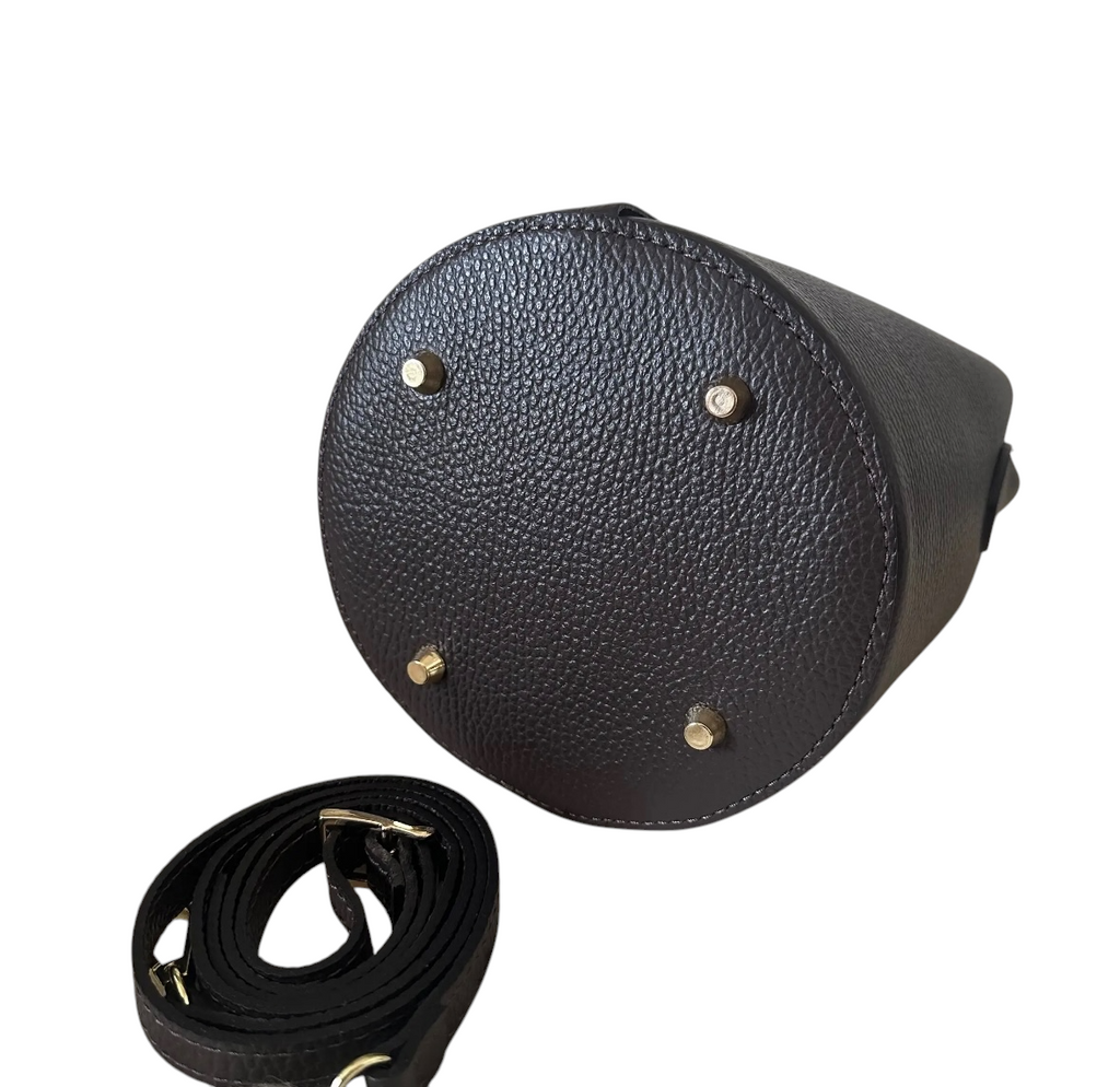 Geanta bucket Joy din piele naturală