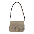 Geanta Flore din piele naturală — structured flap