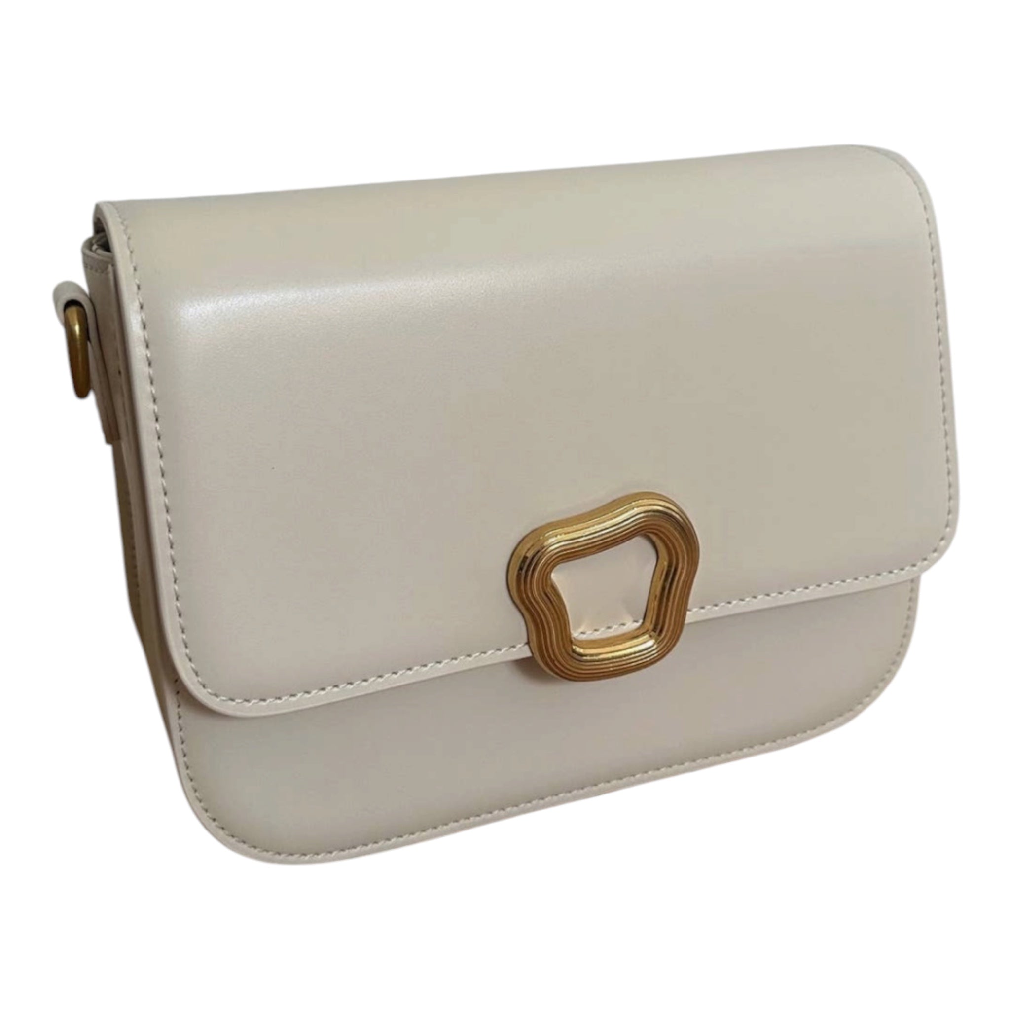 Geanta  Léa din piele naturală- crossbody compact