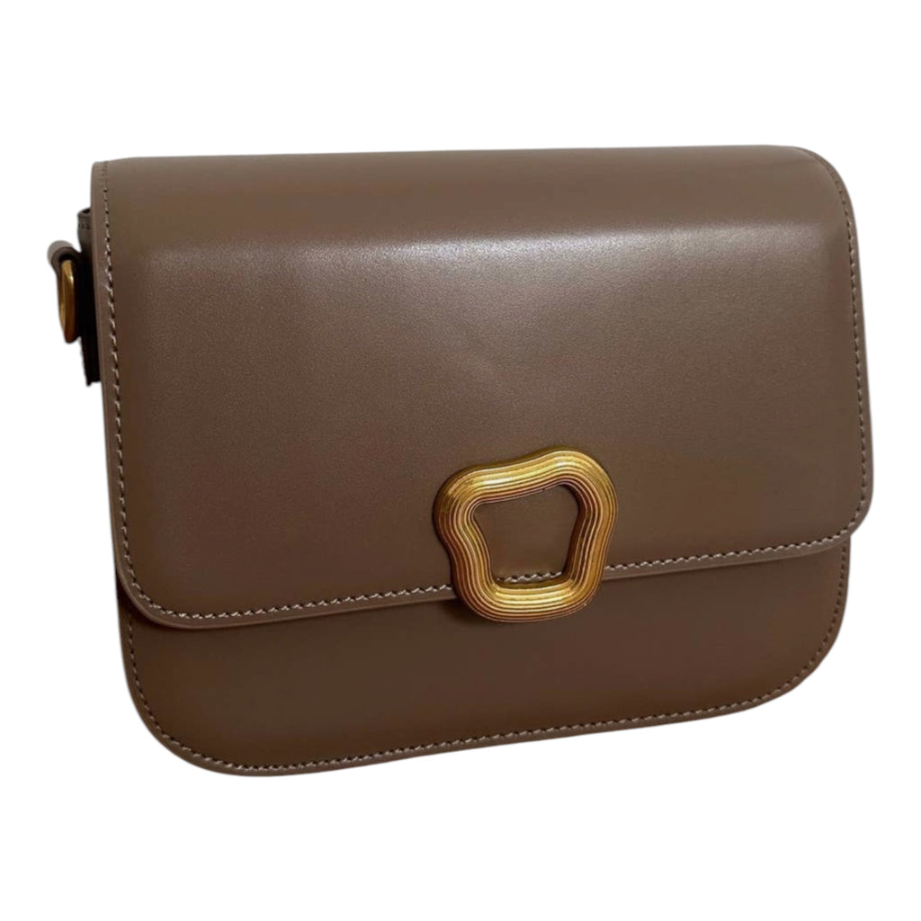 Geanta  Léa din piele naturală- crossbody compact