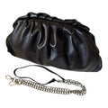 Geanta clutch maxi Cleo din piele naturală