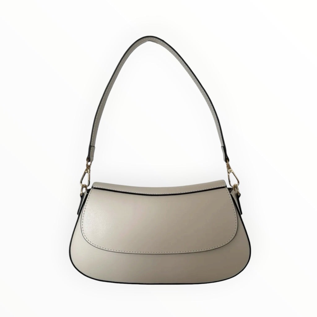 Geanta Dune din piele naturală — saddle compact