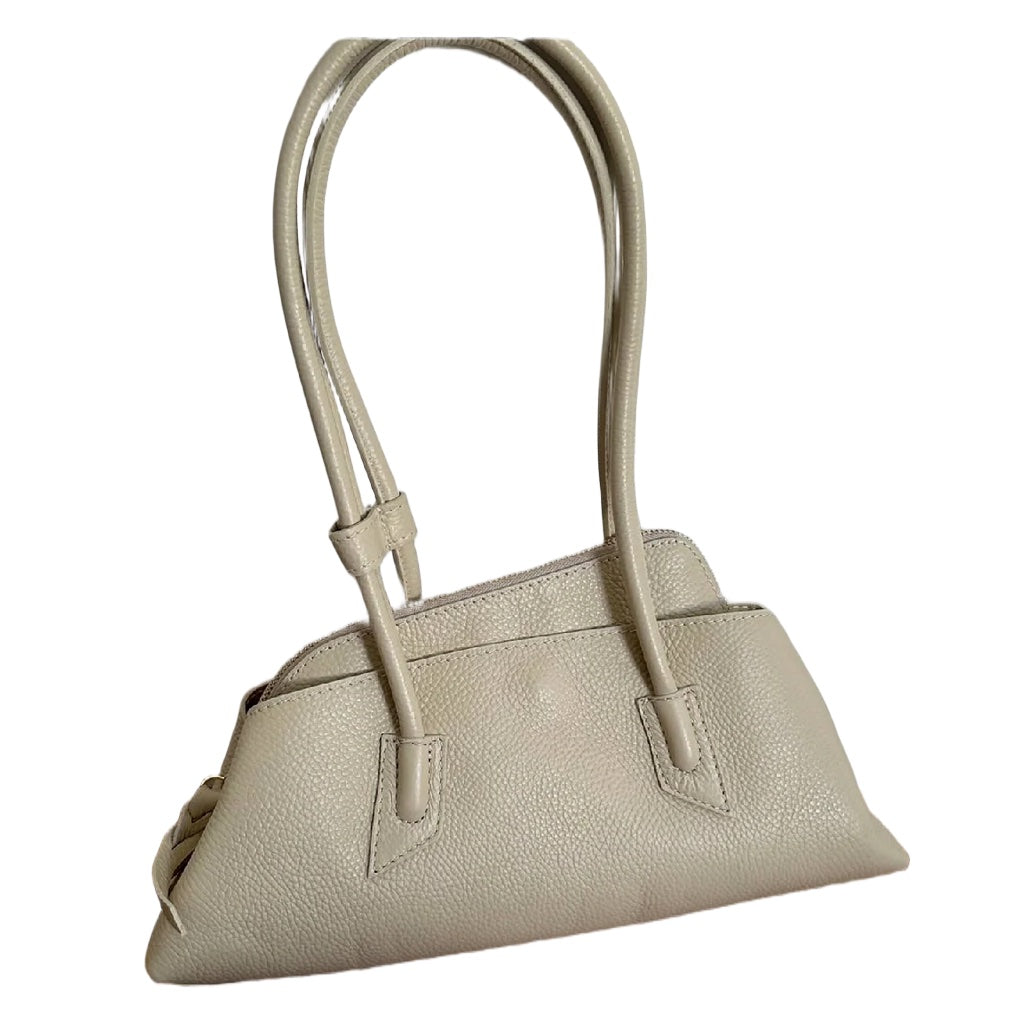 Geanta Vera din piele naturală hammered, Made in Italy