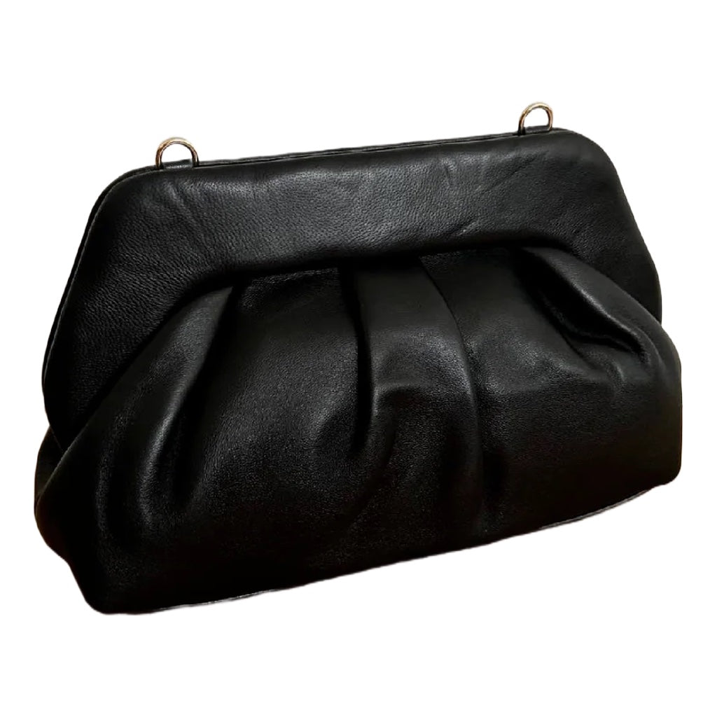 Geanta Romy clutch din piele naturală italiană