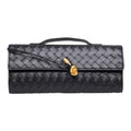 Geanta clutch Miró din piele naturală împletită