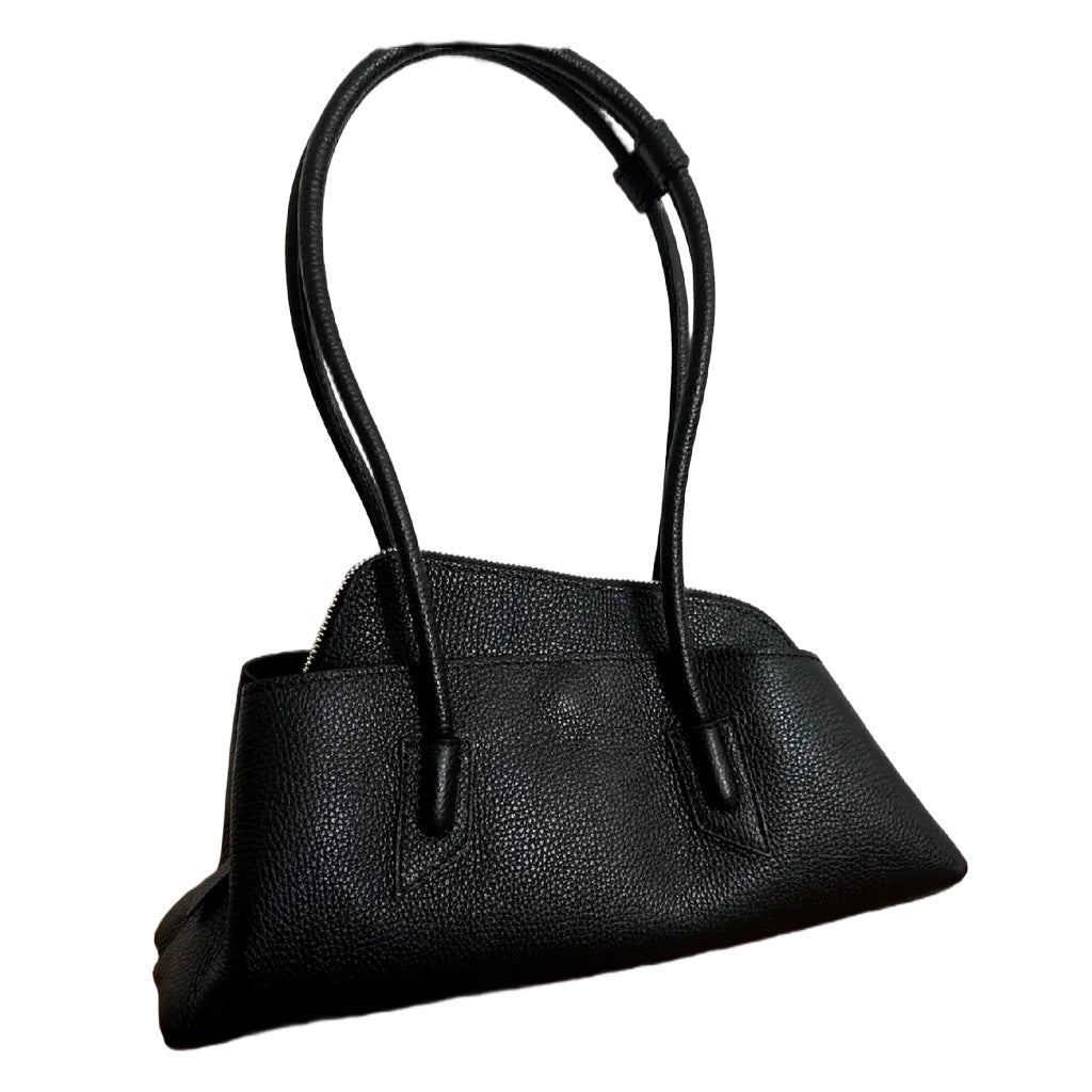 Geanta Vera din piele naturală hammered, Made in Italy