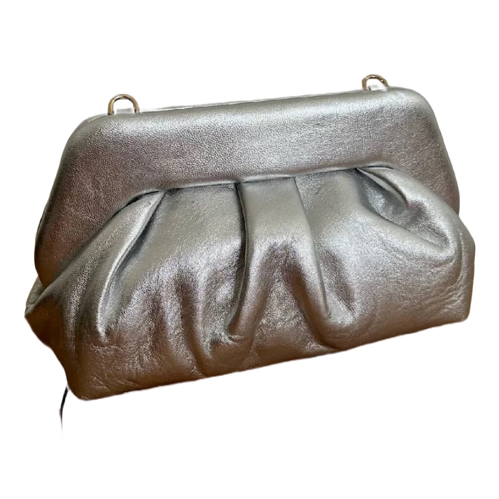 Geanta Romy clutch din piele naturală italiană