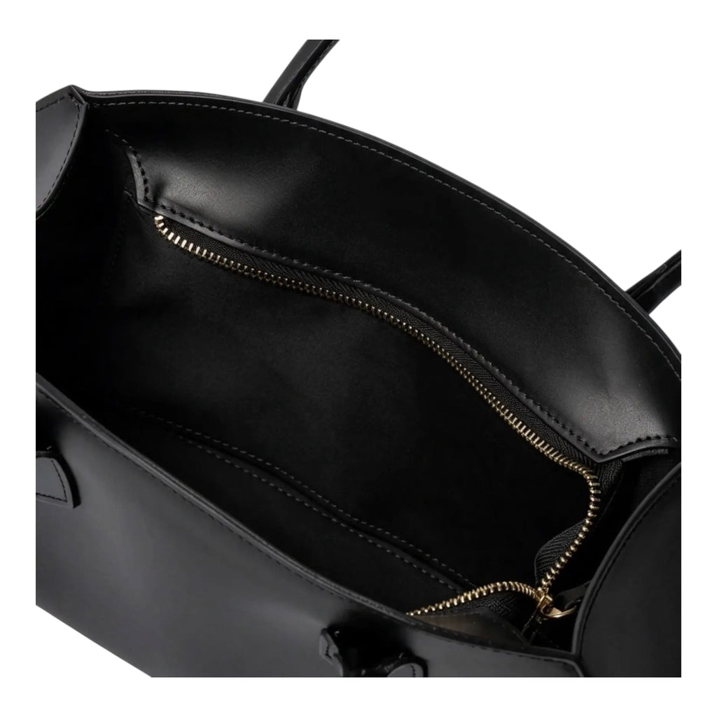 Geantă din piele naturală Emma – model box calfskin